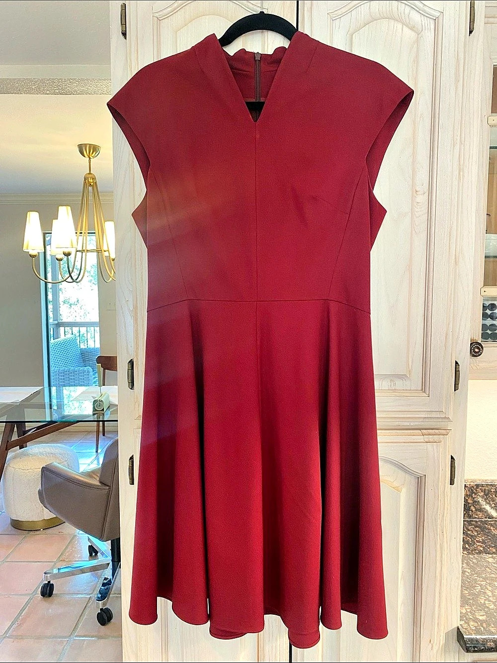 MM.LAFLEUR Red Mini Dress Size 10